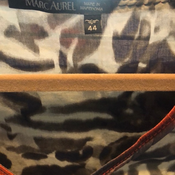 MARC Aurel sleeveless leopard print 2 Pc skirt set - Picture 4 of 4